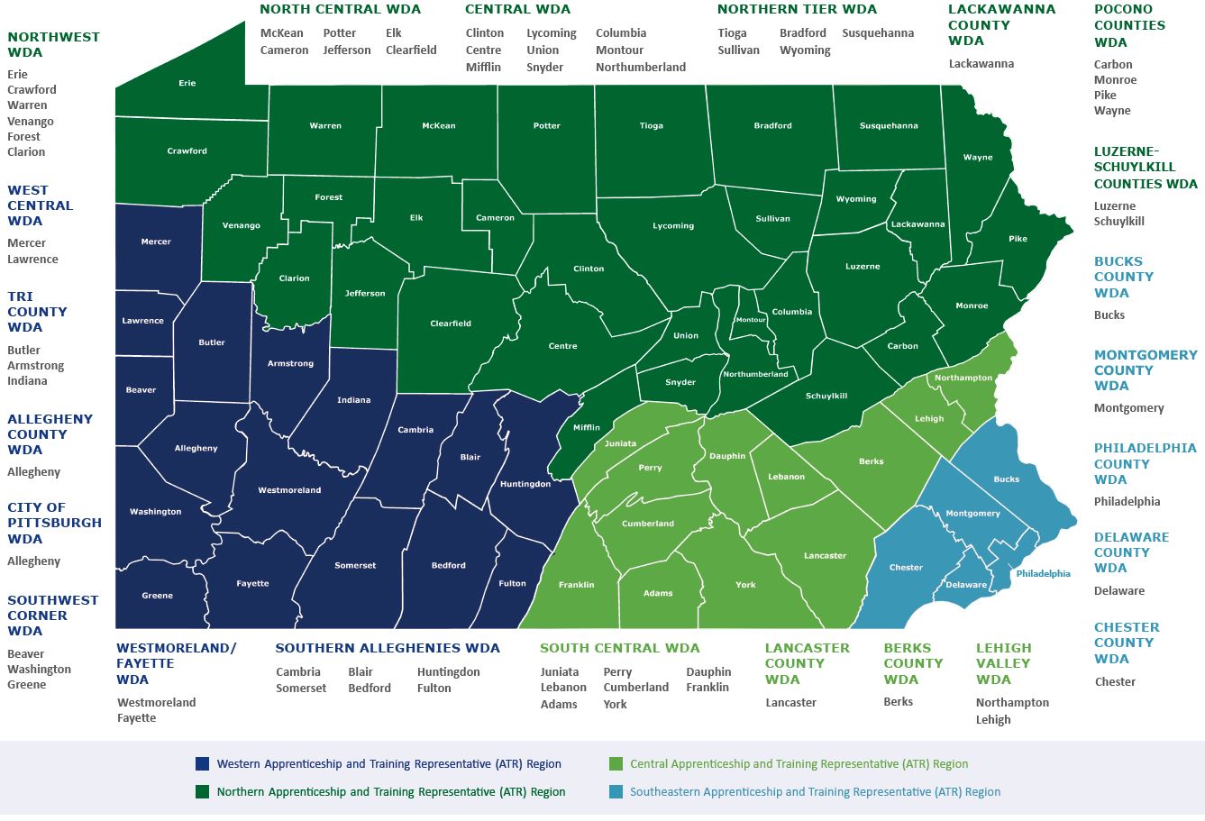 Field Representatives Region Map
